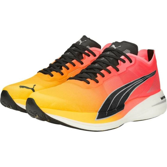 Sepatu Lari Puma Deviate Nitro Elite Fireglow Sun Stream Sunset Glow 377602 01-6