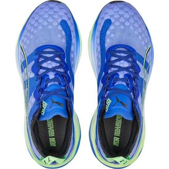 Sepatu Lari Puma ForeverRun Nitro Royal Sapphire Fizzy Lime 377757 02-7