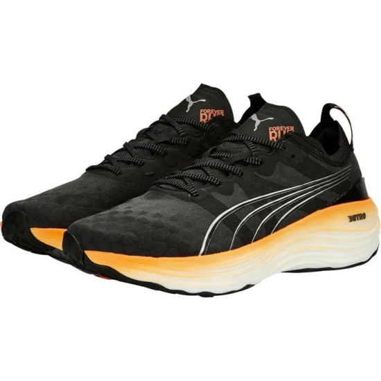 Sepatu Lari Puma ForeverRun Nitro Puma Black Ultra Orange 377757 05-7