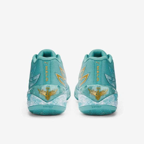 Sepatu Basket Puma MB.02 Jade Lake Green Puma Team Gold 378284-01