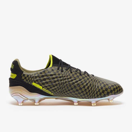 Sepatu Bola Puma King Ultimate x Porsche SE FG AG Olive Drab Puma Black Puma Gold 10848401 Sepatu Bola Puma King Ultimate x Porsche SE FG AG Olive Drab Puma Black Puma Gold 10848401
