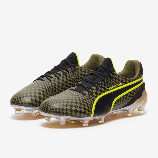 Sepatu Bola Puma King Ultimate x Porsche SE FG AG Olive Drab Puma Black Puma Gold 10848401 Sepatu Bola Puma King Ultimate x Porsche SE FG AG Olive Drab Puma Black Puma Gold 10848401