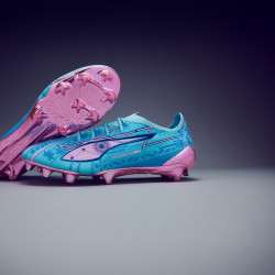 Sepatu Bola Puma Ultra 5 Ultimate x Miami Racetrack FG AG Miami Vice Blue 10864801