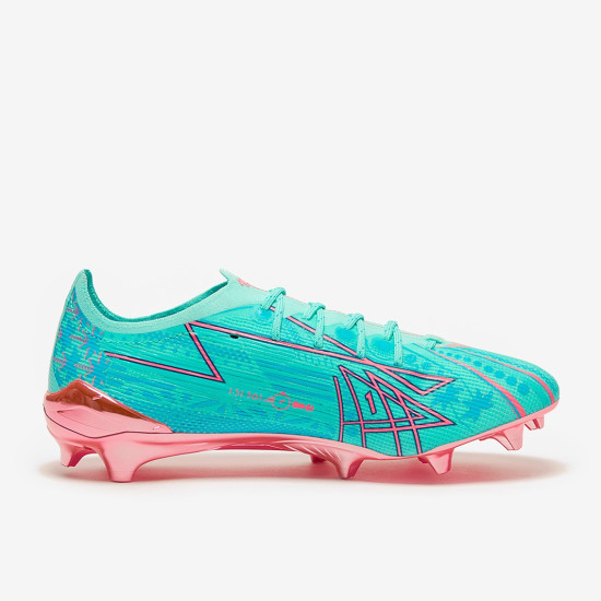 Sepatu Bola Puma Ultra 5 Ultimate x Miami Racetrack FG AG Miami Vice Blue 10864801 Sepatu Bola Puma Ultra 5 Ultimate x Miami Racetrack FG AG Miami Vice Blue 10864801
