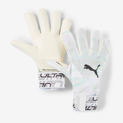 Sarung Tangan Kiper Puma Ultra Grip 1 Hybrid Briliance White Spring Lavender 041854-01