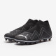 Sepatu Bola Puma Future Match+ Laceless FG/AG Black Silver 10736602