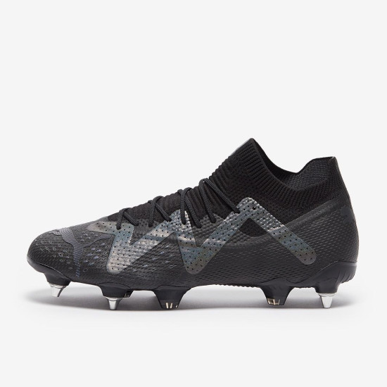 Sepatu Bola Puma Future Ultimate MXSG Black Silver 10735102