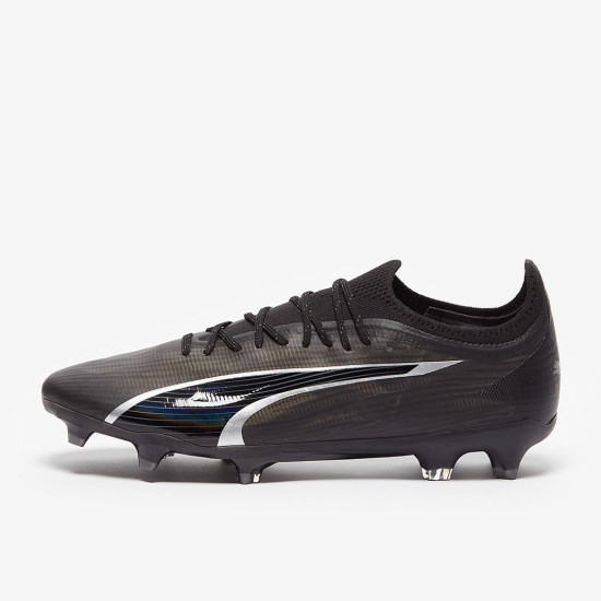 Sepatu Bola Puma Ultra Ultimate FG/AG Black Asphalt 10731102