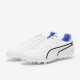 Sepatu Bola Puma King  Pro MG Puma White Black Blue 10725401