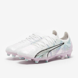 Sepatu Bola Puma Womens Ultra Ultimate Brilliance FG/AG Puma White Spring lavender 10732901