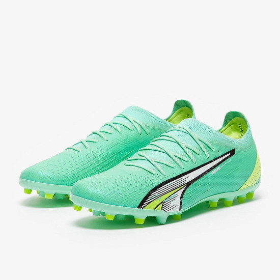 Sepatu Bola Puma Ultra Ultimate MG Electric Peppermint White 10721403