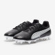 Sepatu Bola Puma King Match MxSG Black White 10747601