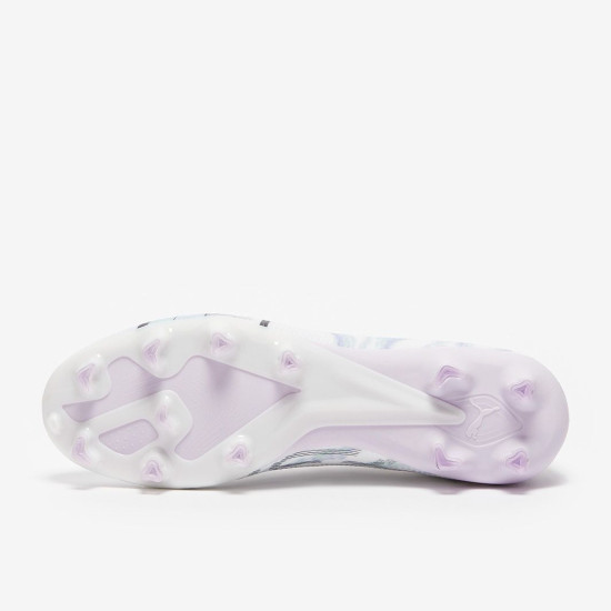 Sepatu Bola Puma Womens Ultra Match Briliance FG/AG Puma White Spring lavender 10740501