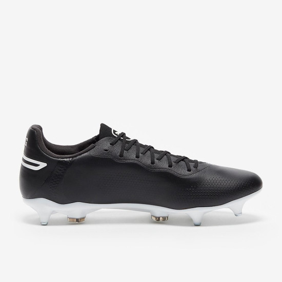 Sepatu Bola Puma King Pro MxSG Black White 10747501