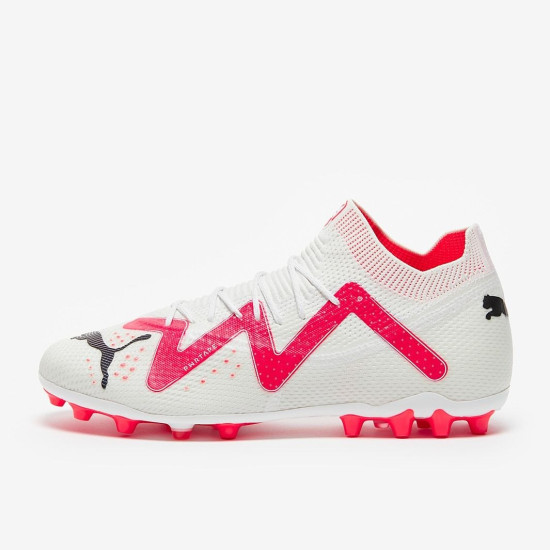 Sepatu Bola Puma Future Ultimate MG Puma White Fire Orchid 10735801