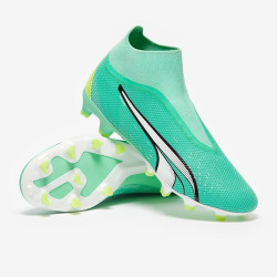 Sepatu Bola Puma Ultra Match+ Laceless FG/AG Electic Peppermint 10724303