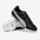 Sepatu Bola Puma King Match MxSG Black White 10747601