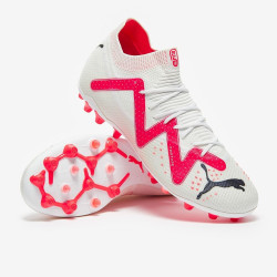 Sepatu Bola Puma Future Ultimate MG Puma White Fire Orchid 10735801