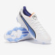 Sepatu Bola Puma Womens King  Ultimate FG/AG Puma White Black Blue 10726201