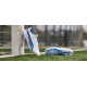 Sepatu Bola Puma King  Ultimate FG/AG Puma White Black Blue 10709701