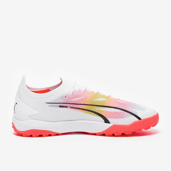 Sepatu Futsal Puma Ultra Ultimate Cage Puma White Fire Orchid 10750201