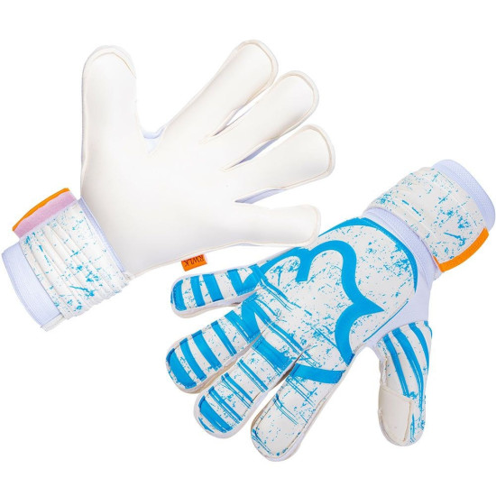 Sarung Tangan Kiper RWLK Picasso Hybrid White Blue RW20007