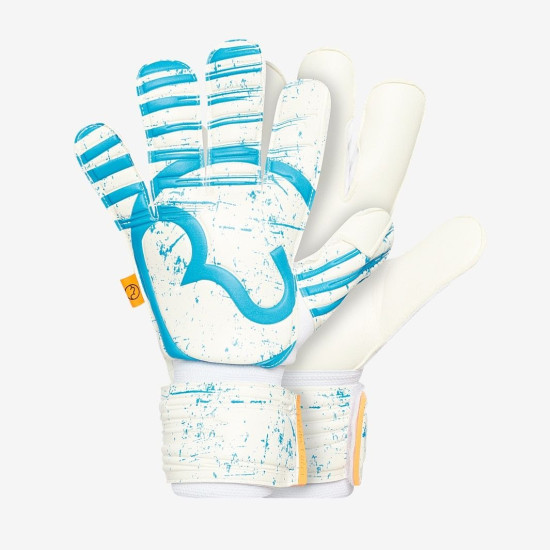 Sarung Tangan Kiper RWLK Picasso Pro Line Hybrid White Blue RW20007