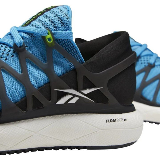 Sepatu Lari Reebok Floatride Run 2.0 Bright Cyan Black Solar Green DV6775-8