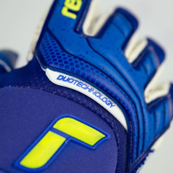 Sarung Tangan Kiper Reusch Attrakt Duo Deep Blue Safety Yellow 51700554949