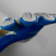 Sarung Tangan Kiper Reusch Attrakt Fregel Gold Finger Support Vapor Grey Blue 52701306006