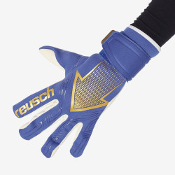 Sarung Tangan Kiper Reusch Arrow Gold X True Blue Gold 5270908-4026