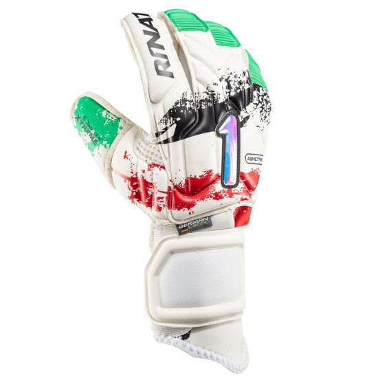 Sarung Tangan Kiper Rinat Asimetrik Prime Pro White Red Green 1ASPRPAA50-595