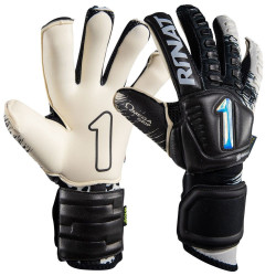 Sarung Tangan Kiper Rinat Egotiko Elemental Pro Black White 1EGRLPAA50