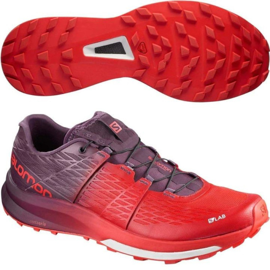 Sepatu Lari Salomon S-Lab Ultra Trail Red Purple L40213900-7.5