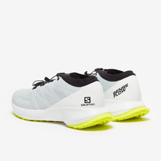 Sepatu Lari Salomon Sense Flow Illusion Blue White Safety Yellow L40914200