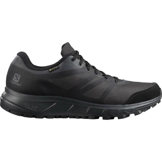 Sepatu Lari Salomon Trailster 2GTX Trail Phantom Ebony Black L40963100-7