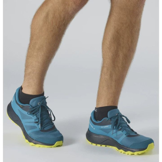 Sepatu Lari Salomon Trailster 2 GTX Trail Lyon Blue Nay Blazer L40963700-7 Sepatu Lari Salomon Trailster 2 GTX Trail Lyon Blue Nay Blazer L40963700-7