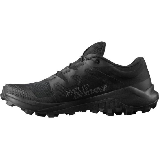 Sepatu Lari Salomon Wildcross Trail Black L41105500-8 Sepatu Lari Salomon Wildcross Trail Black L41105500-8