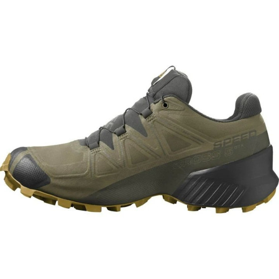 Sepatu Lari Salomon Speedcross 5 GTX Trail Martini Olive Pea L41117400-7 Sepatu Lari Salomon Speedcross 5 GTX Trail Martini Olive Pea L41117400-7