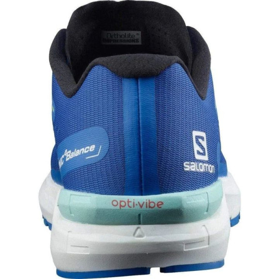 Sepatu Lari Salomon Sonic 4 Balance Palace Blue White Evening Primrose L41280000-7