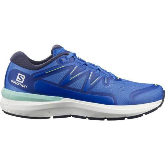 Sepatu Lari Salomon Sonic 4 Confidence Palace Blue White Evening Primrose L41291600-7