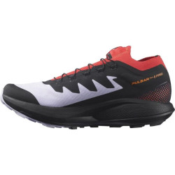 Sepatu Lari Salomon Pulsar Pro Trail Purple Heather Poppy Red Black L41593500-7