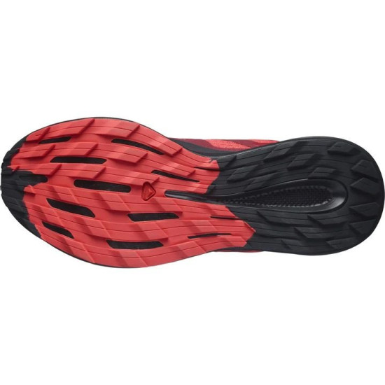 Sepatu Lari Salomon Pulsar Trail Poppy Red Biking Red Black L41602900-7