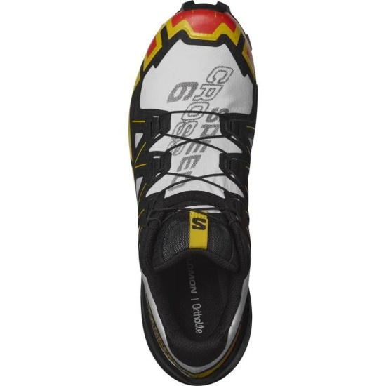 Sepatu Lari Salomon Speedcross 6 Trail White Black Empire Yellow L41737800-7 Sepatu Lari Salomon Speedcross 6 Trail White Black Empire Yellow L41737800-7