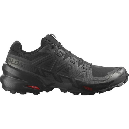 Sepatu Lari Salomon Speedcross 6 Trail Black Phantom L41737900-7 Sepatu Lari Salomon Speedcross 6 Trail Black Phantom L41737900-7