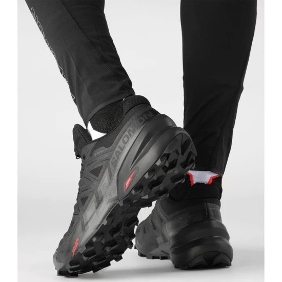 Sepatu Lari Salomon Speedcross 6 GTX Trail Black Phantom L41738600-7 Sepatu Lari Salomon Speedcross 6 GTX Trail Black Phantom L41738600-7