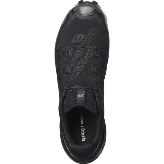 Sepatu Lari Salomon Speedcross 6 Wide Fit Trail Black Phantom L41744000-7