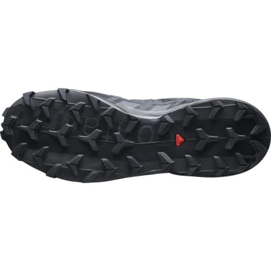 Sepatu Lari Salomon Speedcross 6 Wide Fit Trail Black Phantom L41744000-7 Sepatu Lari Salomon Speedcross 6 Wide Fit Trail Black Phantom L41744000-7