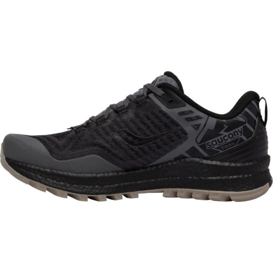 Sepatu Lari Saucony Xodus 11 Trail Black Gravel S20638-45-9.5