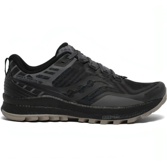 Sepatu Lari Saucony Xodus 11 Trail Black Gravel S20638-45-9.5